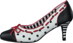 Cherry Fizzy Black/white/red - Dots