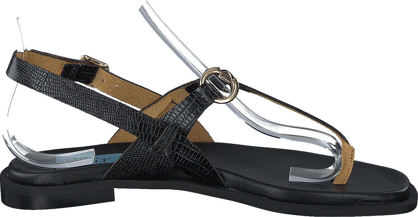 Simpel String Sandal Black 2 Simpel String Sandal Black - Image 2