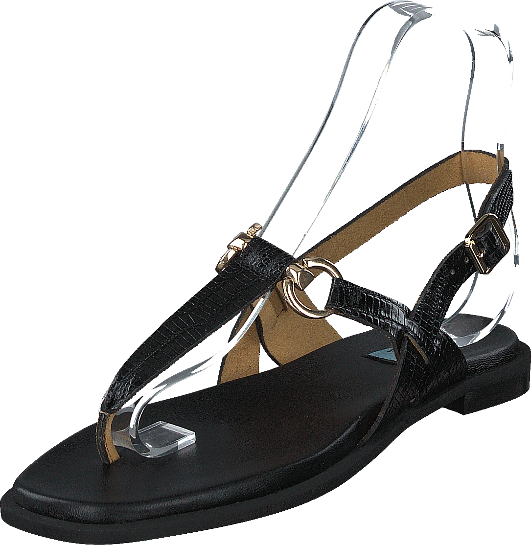 Simpel String Sandal Black 3 Simpel String Sandal Black - Image 3