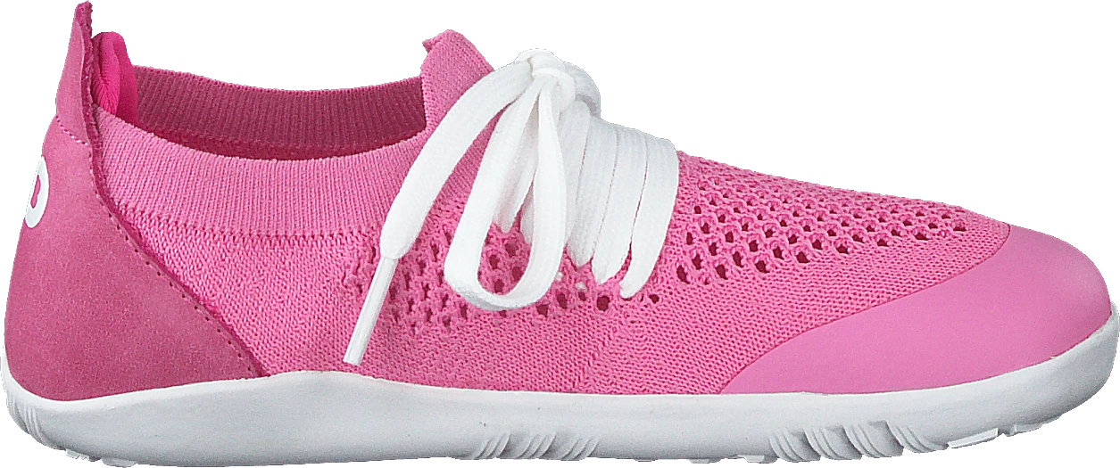 Bobux Play Knit Pink + Raspberry 2 Bobux Play Knit Pink + Raspberry - Image 2