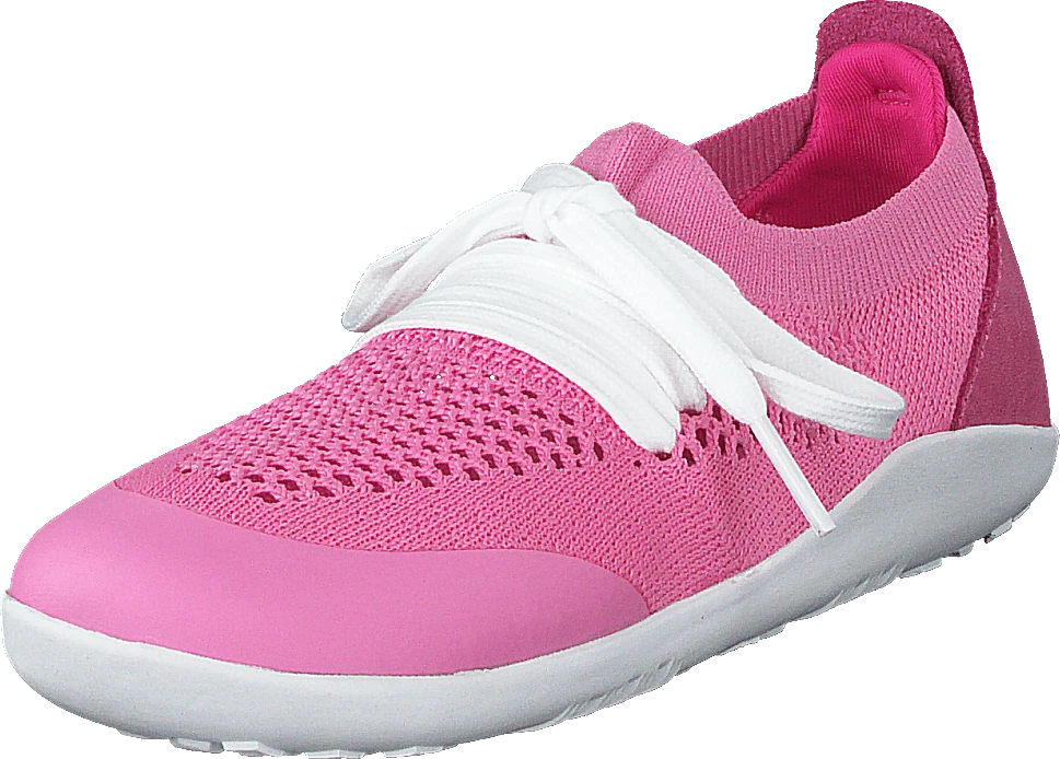 Bobux Play Knit Pink + Raspberry 3 Bobux Play Knit Pink + Raspberry - Image 3