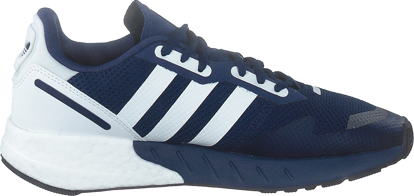 Adidas Originals Zx 1K Boost Dark Blue / Cloud White / Core Black 2 Adidas Originals Zx 1K Boost Dark Blue / Cloud White / Core Black - Image 2