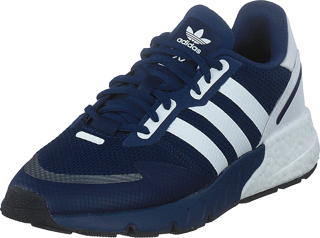 Adidas Originals Zx 1K Boost Dark Blue / Cloud White / Core Black 3 Adidas Originals Zx 1K Boost Dark Blue / Cloud White / Core Black - Image 3