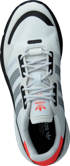 Adidas Originals Zx 1K Boost J Crystal White / Silver Metallic / Core Black 12 Adidas Originals Zx 1K Boost J Crystal White / Silver Metallic / Core Black -Duffy kauppa 60427 54 5