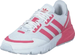 Adidas Originals Zx 1K Boost J Cloud White / Hazy Rose / Halo Silver -Duffy kauppa 60427 56 2