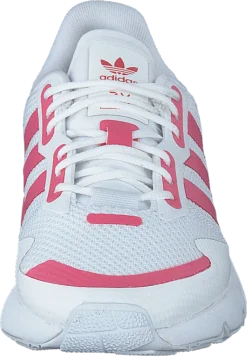 Adidas Originals Zx 1K Boost J Cloud White / Hazy Rose / Halo Silver -Duffy kauppa 60427 56 3