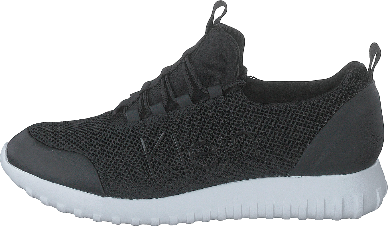 Calvin Klein Jeans Runner Sneaker Laceup Mesh Black 1 Calvin Klein Jeans Runner Sneaker Laceup Mesh Black