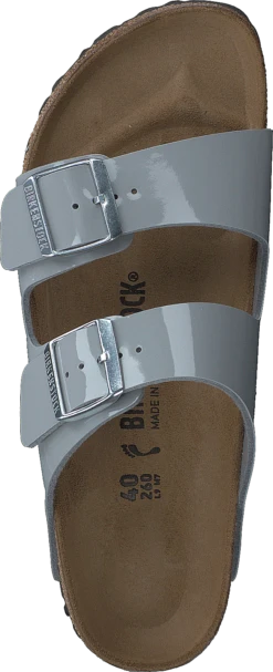 Birkenstock Arizona Slim Birko-flor Patent Alloy -Duffy kauppa 60466 95 5