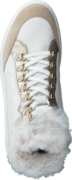 Geox D Leelu' A - Nappa+suede Off White/lt Taupe -Duffy kauppa 60467 04 5