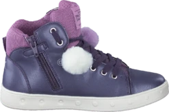 Geox J Skylin G. C - Pearl.synt.lea Purple/mauve 8 Geox J Skylin G. C - Pearl.synt.lea Purple/mauve -Duffy kauppa 60467 09 1