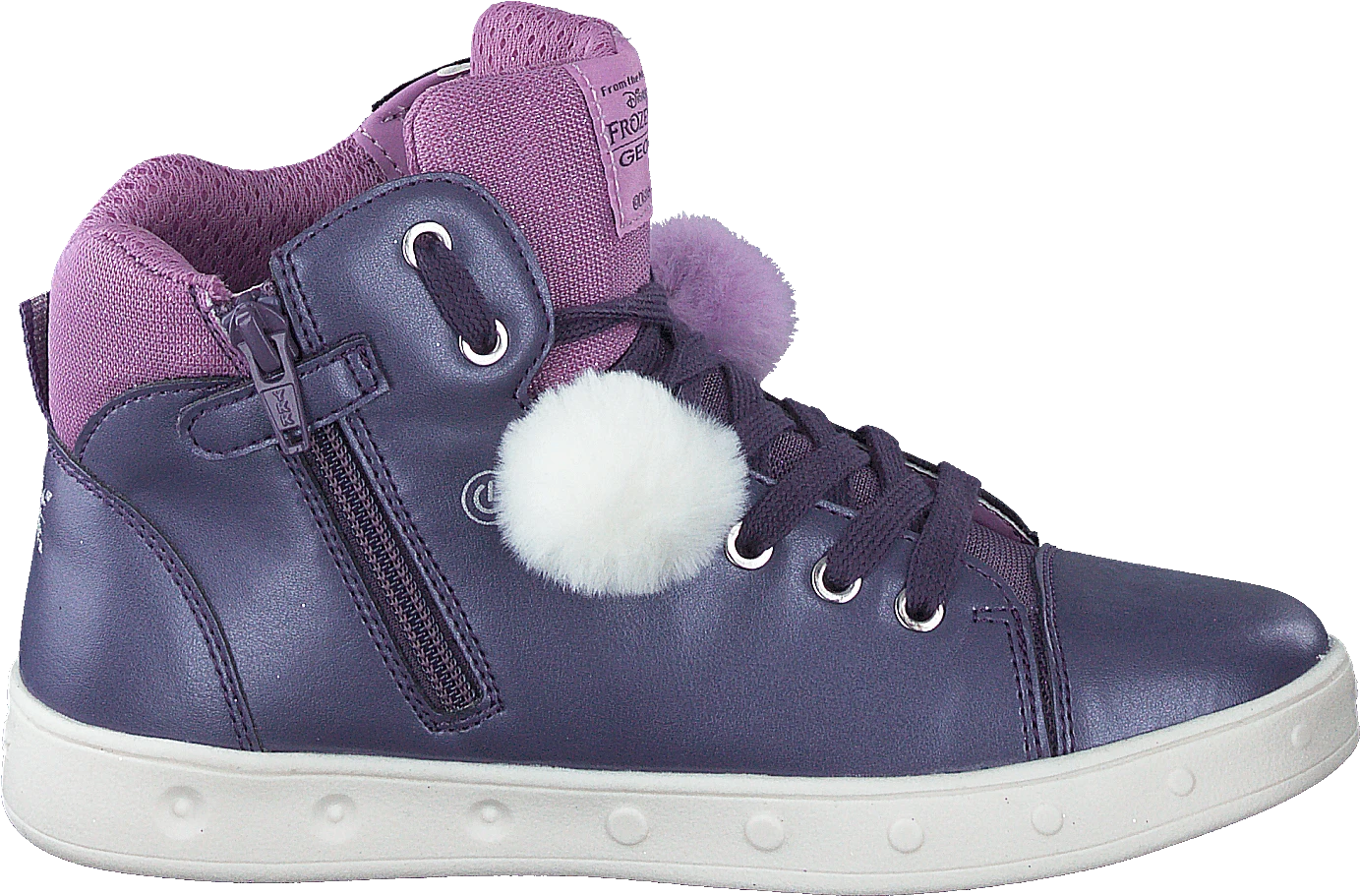 Geox J Skylin G. C - Pearl.synt.lea Purple/mauve 2 Geox J Skylin G. C - Pearl.synt.lea Purple/mauve - Image 2