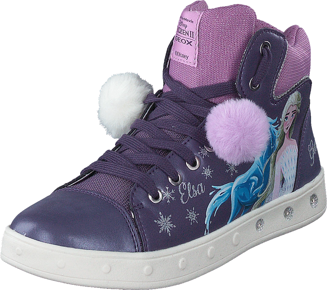 Geox J Skylin G. C - Pearl.synt.lea Purple/mauve 3 Geox J Skylin G. C - Pearl.synt.lea Purple/mauve - Image 3