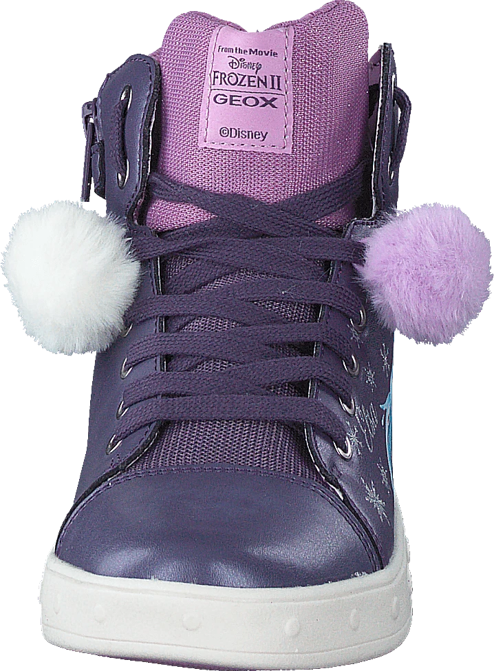 Geox J Skylin G. C - Pearl.synt.lea Purple/mauve 4 Geox J Skylin G. C - Pearl.synt.lea Purple/mauve - Image 4