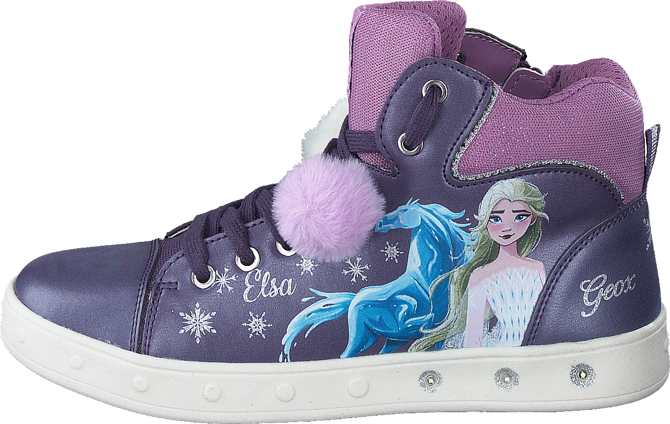 Geox J Skylin G. C - Pearl.synt.lea Purple/mauve 1 Geox J Skylin G. C - Pearl.synt.lea Purple/mauve