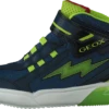 Geox J Grayjay B. B - Tum.syn+tex Navy/lime