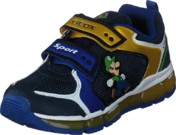 Geox J Android B. A - Nylon+dbk Royal/yellow -Duffy kauppa 60467 17 2