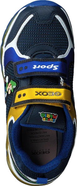 Geox J Android B. A - Nylon+dbk Royal/yellow -Duffy kauppa 60467 17 5