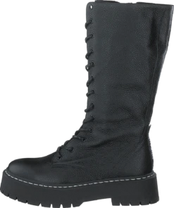 Steve Madden Vroom Black Leather