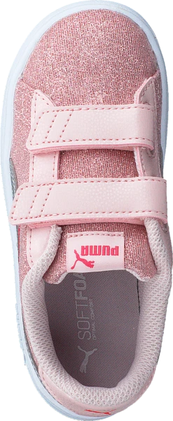 Puma Smash V2 Glitz Glam V Inf Lotus-puma Silver -Duffy kauppa 60487 30 5