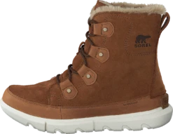Sorel Explorer Ii Joan Faux Fur Wp Velvet Tan, Fawn