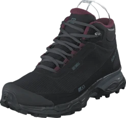 Salomon Shelter Spikes Cs Wp W Black/ebony/wine Tasting