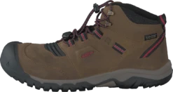 Keen Ke Ridge Flex Mid Wp Bison-red Carpet