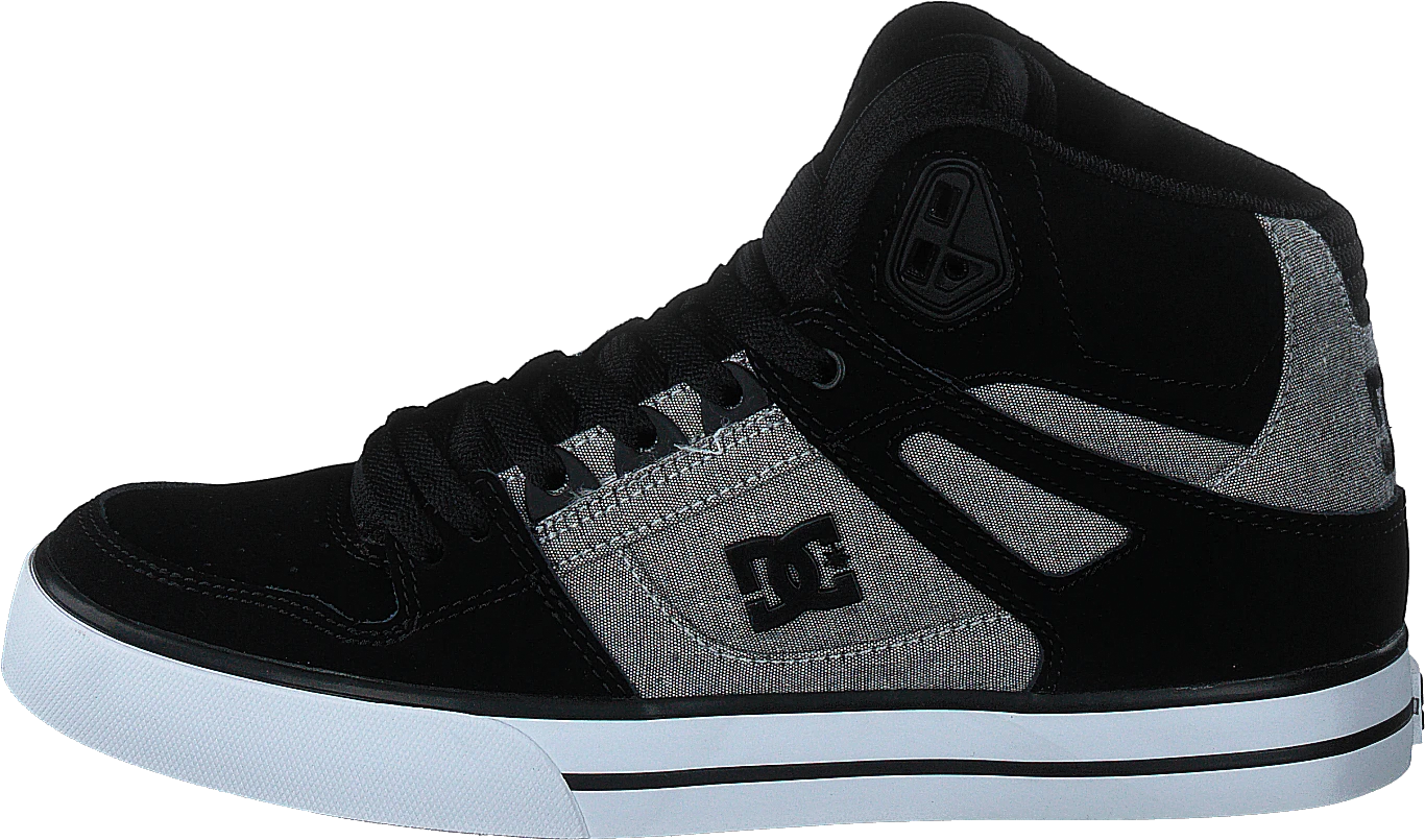 DC SHOES Pure High-top Wc Black/battleship/armor 1 DC SHOES Pure High-top Wc Black/battleship/armor