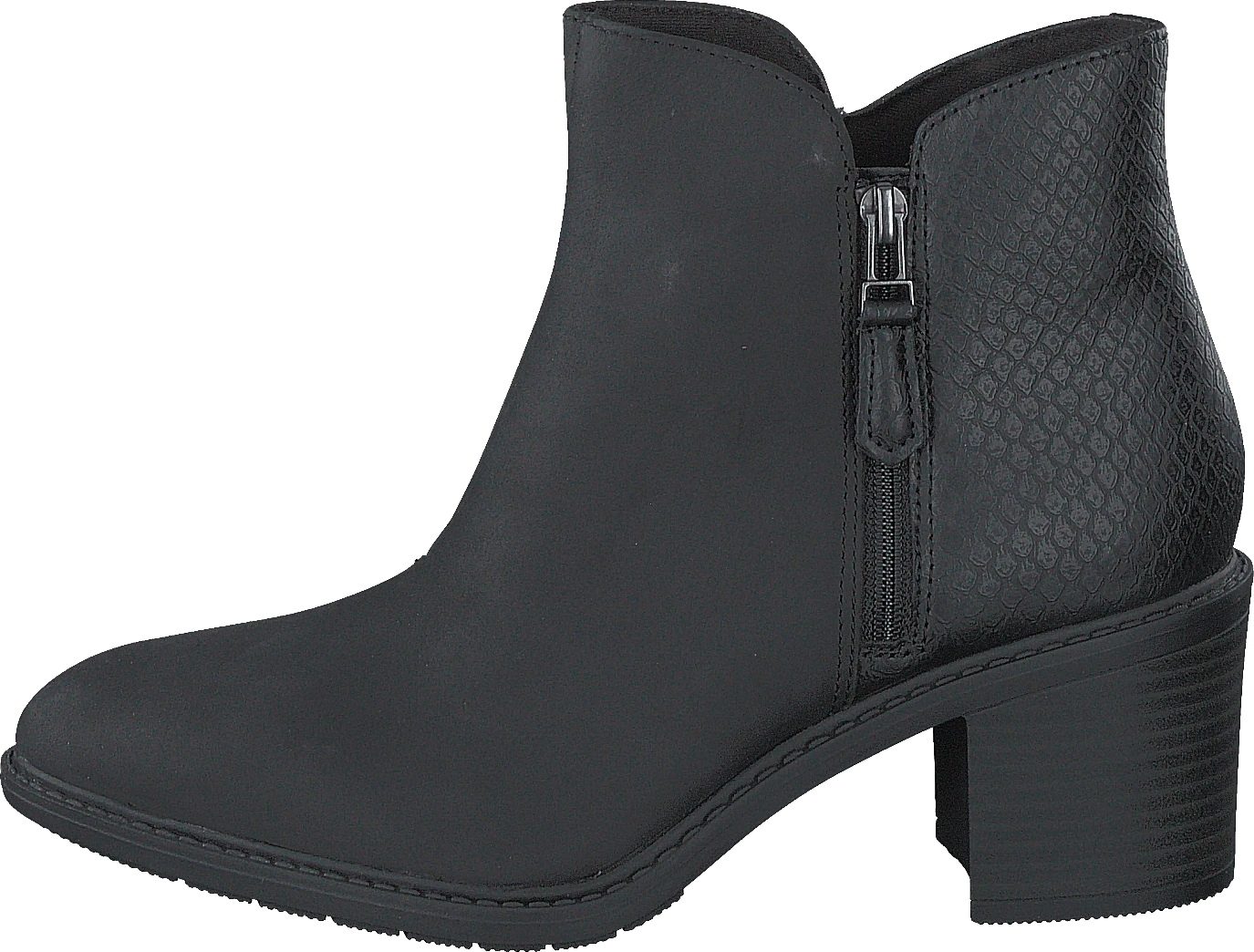 Clarks Scene Zip Black Combi 1 Clarks Scene Zip Black Combi