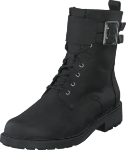 Clarks Orinoco2 Lace Black Wlined Lea 9 Clarks Orinoco2 Lace Black Wlined Lea -Duffy kauppa 60502 92 2