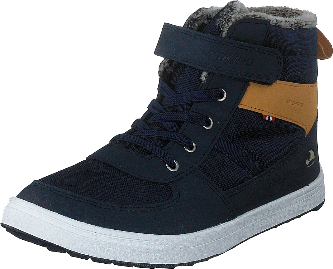 Viking Lucas Mid Jr Wp Navy/honey 3 Viking Lucas Mid Jr Wp Navy/honey - Image 3