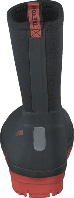 Tretorn Kuling Neoprene Black/burnt Orange -Duffy kauppa 60536 35 4