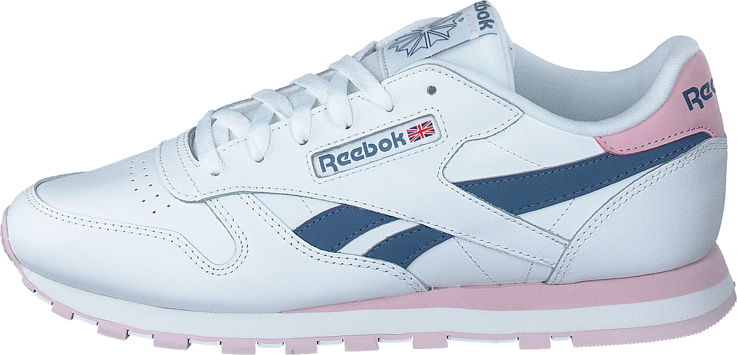 Reebok Classic Cl Lthr Ftwwht/frober/blusla 1 Reebok Classic Cl Lthr Ftwwht/frober/blusla