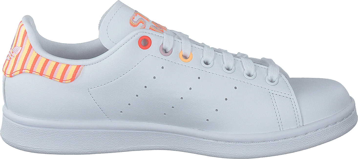 Adidas Originals Stan Smith W Cloud White / Clear Pink / Solar Red 2 Adidas Originals Stan Smith W Cloud White / Clear Pink / Solar Red - Image 2