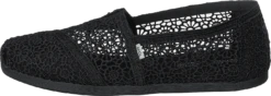 Toms Blk Moroccan Crochet Wm Alpr E 001 Black