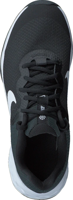 Nike Revolution 6 Big Kids' Road Running Shoes BLACK/WHITE-DK SMOKE GREY -Duffy kauppa 60566 36 5