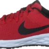 Nike Revolution 6 Big Kids' Road Running Shoes UNIVERSITY RED/BLACK