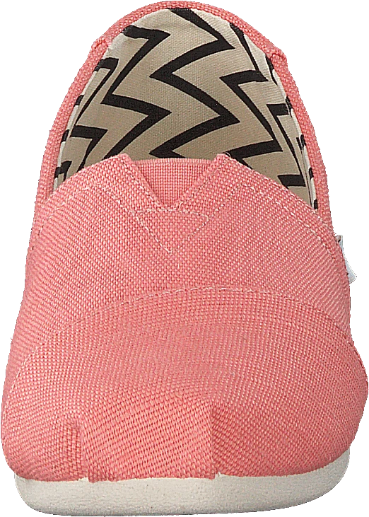Toms Classic Heritage Recycled Canv Peach Pink 4 Toms Classic Heritage Recycled Canv Peach Pink - Image 4