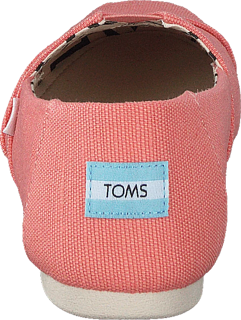 Toms Classic Heritage Recycled Canv Peach Pink 5 Toms Classic Heritage Recycled Canv Peach Pink - Image 5
