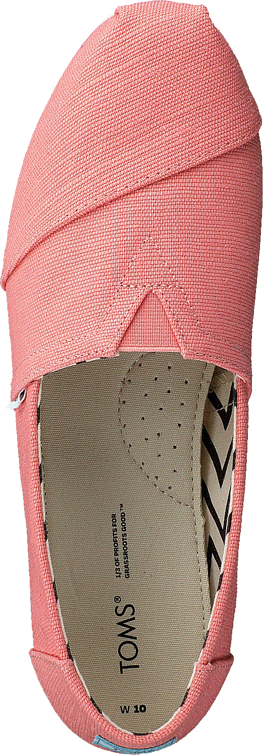 Toms Classic Heritage Recycled Canv Peach Pink 6 Toms Classic Heritage Recycled Canv Peach Pink - Image 6