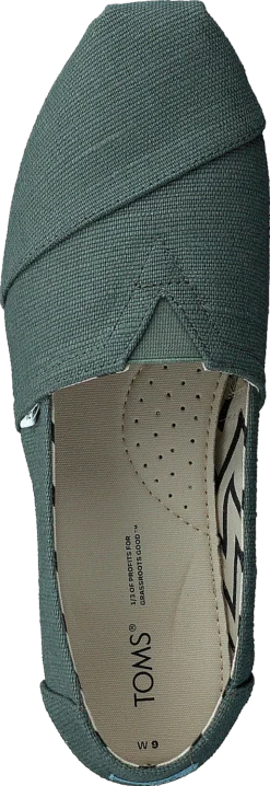 Toms Classic Heritage Recycled Canv Bonsai Green -Duffy kauppa 60575 31 5