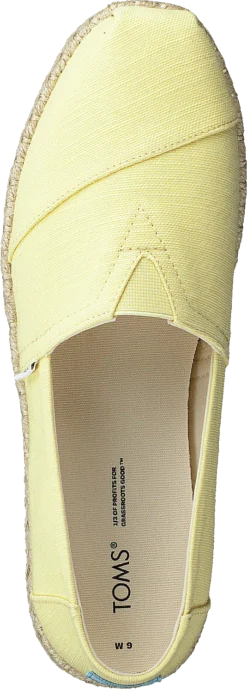 Toms Slubby Woven Rope Sole Banana Yellow -Duffy kauppa 60575 35 5