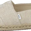 Toms Metallic Woven Rope Natural