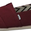 Toms Classic Heritage Recycled Canv Black Cherry