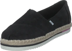 Toms Platform Rope Black Heavy Twill -Duffy kauppa 60575 44 2
