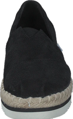 Toms Platform Rope Black Heavy Twill -Duffy kauppa 60575 44 3