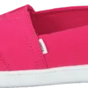 Toms Classic Canvas Ruffle Youth Raspberry