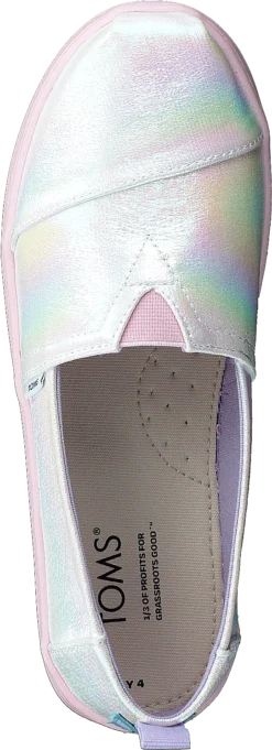 Toms Classic Iridescent Stripe White -Duffy kauppa 60575 55 5