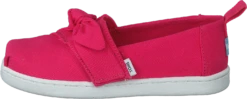 Toms Classic Canvas Ruffle Tiny Raspberry