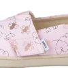 Toms Classic Bee Mine Foil Tiny Barley Pink