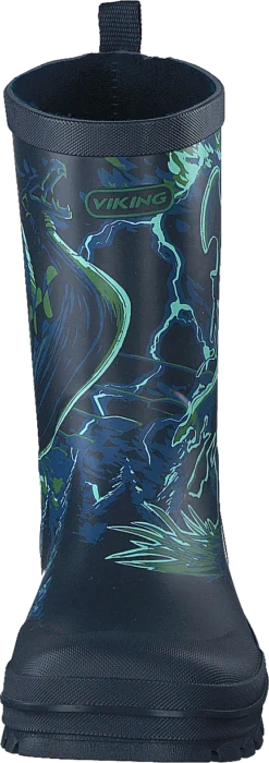 Viking Jolly Print Navy/bluegreen -Duffy kauppa 60577 66 3